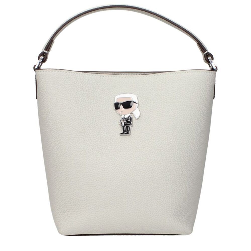Karl Lagerfeld Gray Leather Women's Handbag